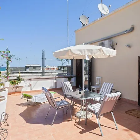 La Bella Vista Bari Sea View Terrace Flat Apartment Exterior photo